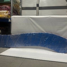 Борт для детской горки 380*76см синий