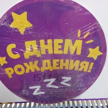 Табличка с днем рождения