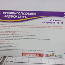 Правила ИП Асманов 50*33,5см