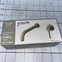 Смеситель для раковины IO Sirio встраиваемый с внутр. блоком излив 220 никель
