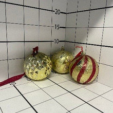 Шар желтый пластик, 8см