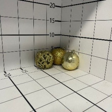 Шар пластик желтый 5см