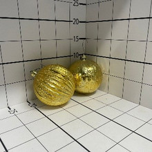 Шар пластик, желтый 10см
