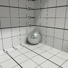 Шар серебро 8шт