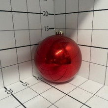 Шар 14см глянцевый красный