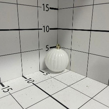 Шар белый матовый, 5см