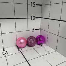 Шар розовый 4см