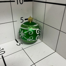 Шар зеленый 6см