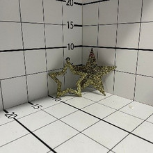 Звезда подвесная новогодняя