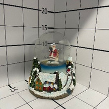 Шар с дед морозом новогодний стекло